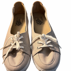 Vans Palisades ultra crush lace up sneakers size 10 in frost grey canvas.